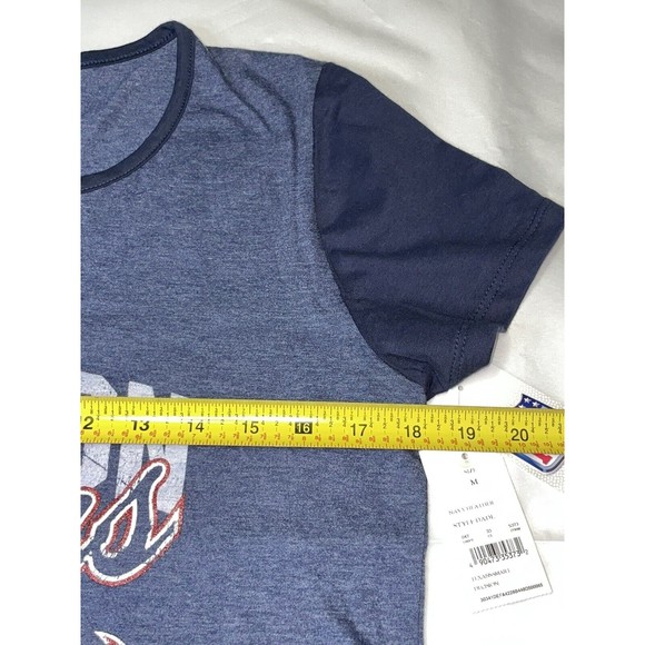 NFL Houston Texans Women's Smart Decision Notch Neck Blue Short Sleeve T-Shirt M - Picture 3 of 12